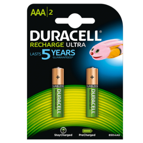 Diverses piles rechargeables