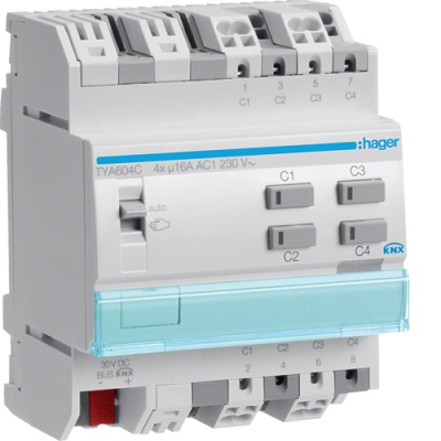Moduleria DIN domotica integrata KNX e simili