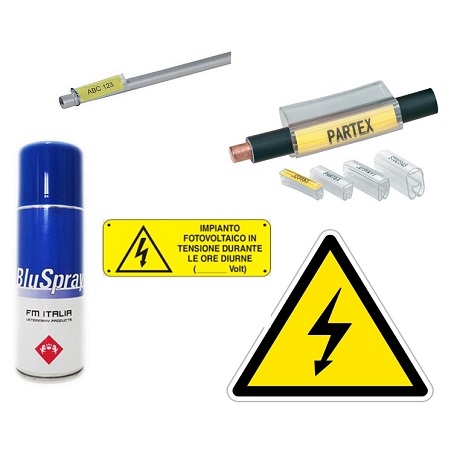 Marcare, verniciare, etichettare e avvisare