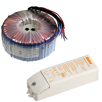 Trasformatori e alimentatori non DIN per lampade e LED