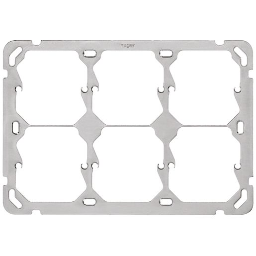 Fixing plate 2x3 Hager 137x197mm,horizontal