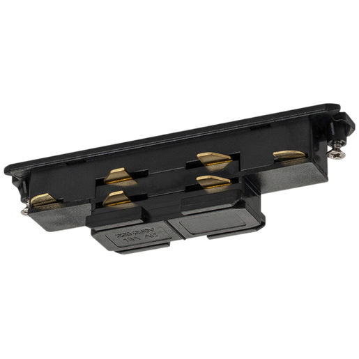 Raccordo centrale mini elettrificato SLV S-TRACK per binario trifase nero
