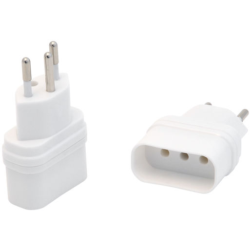 3 Pezzi Adattatore Da Viaggio Da UE A Svizzera Tipo J, Nero, 10A/240V, Compatibile Prese Svizzera, Maldive, Ruanda, Con Protezione Bambini