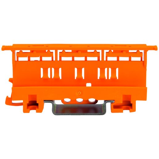 Adattatore di fissaggio WAGO COMPACT 221 4mm² per guida Din arancione