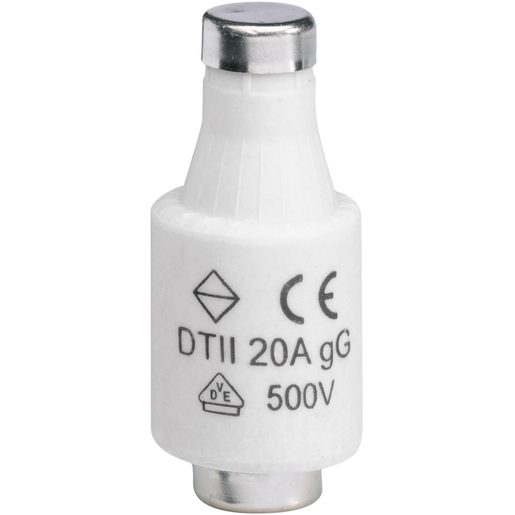 Fusibile Hager ritardato DII 20A 500V gG con indicatore