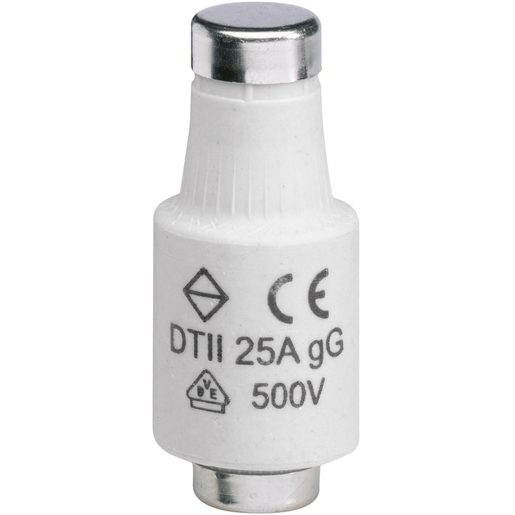 Fusibile Hager ritardato DII 25A 500V gG con indicatore