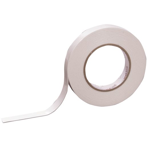 Nastro biadesivo in schiuma polietilenica 12mmx10mx1.1mm bianco