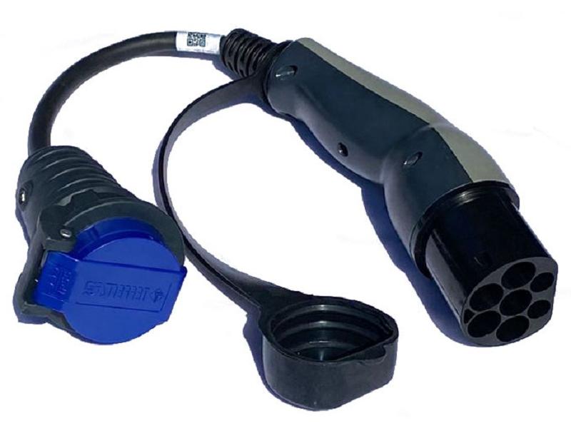 Adattatore Elektroscout da tipo 2 a T23 230V 16A