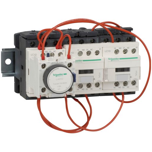 Avviatore stella-triangolo Schneider Electric per motori fino a 18,5kW a 400V bobina 230V 