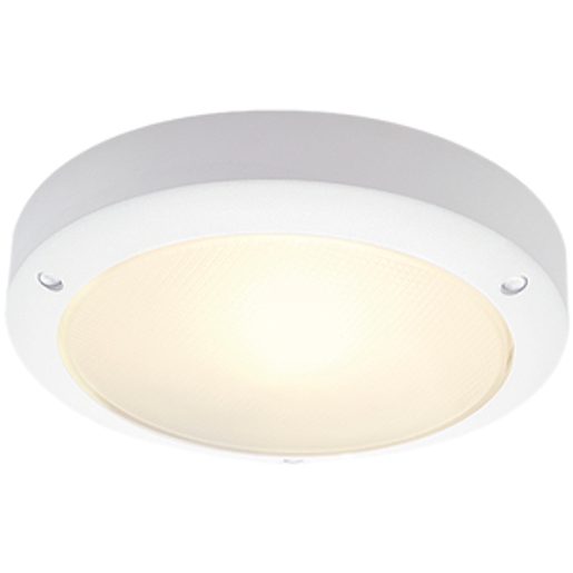 Plafoniera SLV BULAN E14 vetro satinato tonda IP44 bianco