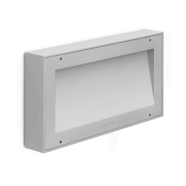 Lampada led da esterno Lombardo Koi 220 IP66 9W 2700°K 220-240V 1300lm grigio high tech 