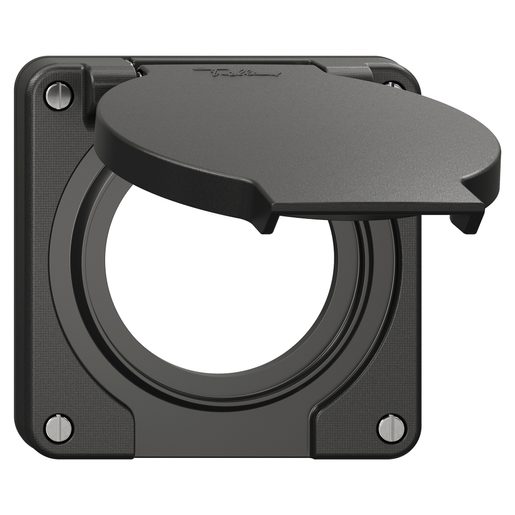 Coperchio con cerniera Feller NEVO foro Ø53mm nero