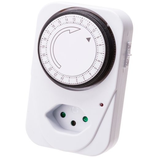 Orologio a spina Max Hauri 24h analogico bianco 