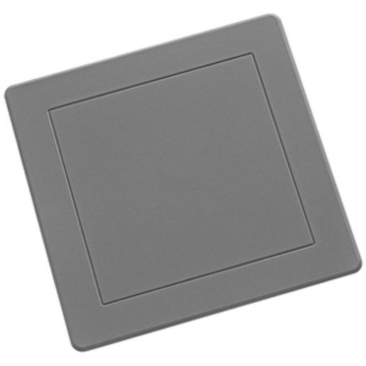 Coperchio ad innesto HSB Weibel 130×130mm Design EDIZIO.liv grigio scuro