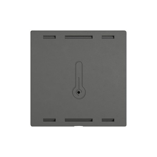 Sensore temperatura ambiente sotto muro solo frutto Wiser Feller EDIZIO.liv K+ SNAPFIX grigio scuro