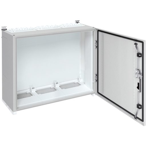 Armadio murale Hager univers con porta piena CP II IP55 800x800x275mm RAL 7035