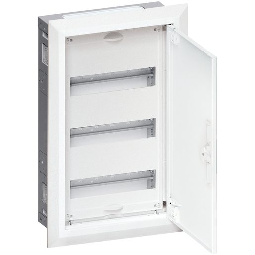 Armadio di distribuzione sotto muro Hager UNIVERS 3 file 36 moduli IP30 con porta bianco