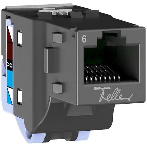 Modulo di raccordo Feller EASYNET S-One RJ45 cat.6 non schermato