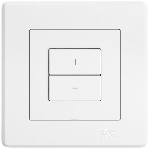 Regolatore Dimmer DALI sotto muro Feller EDIZIO.liv SNAPFIX Wiser a 2 tasti completo bianco