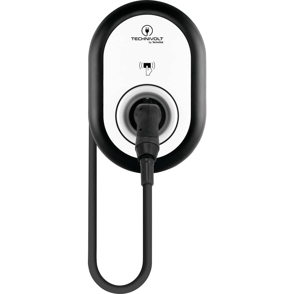 Stazione di ricarica Wallbox TECHNIVOLT 101 16A 11KW con cavo di ricarica Tipo 2 e 1 scheda RFID master inclusa