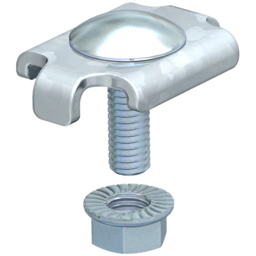 Fissaggio Obo Bettermann con vite M6×20mm per canale a griglia 