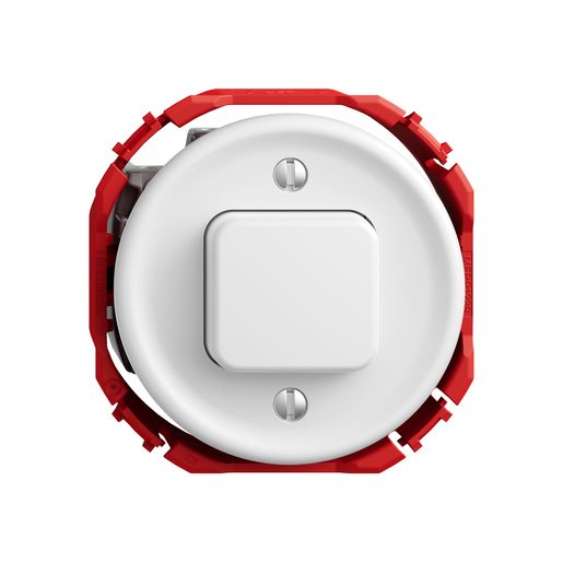 Interruttore sotto muro Feller STANDARDdue SNAPFIX sch3 solo frutto bianco