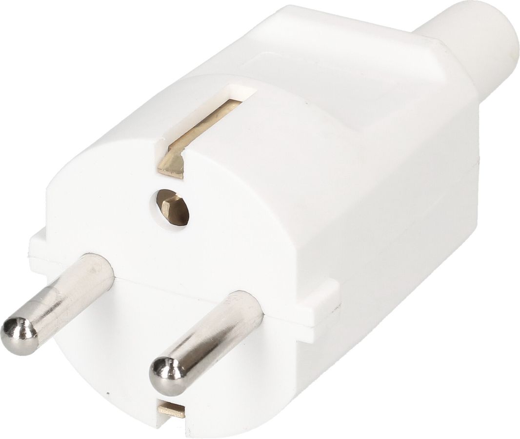Spina Schuko 16A 250V bianca 