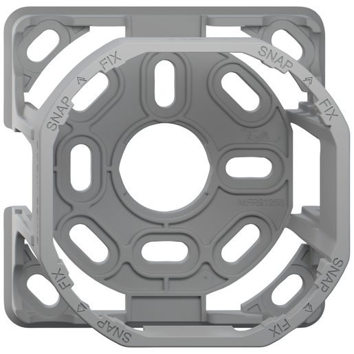 Staffa di fissaggio AP Feller SNAPFIX per 1 apparecchio 74x74x54mm