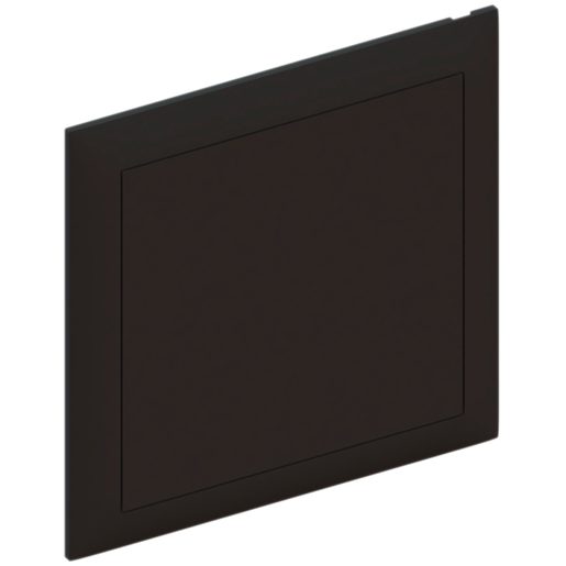 Coperchio ad innesto AGRO nero 130×130mm con fissaggio diagonale