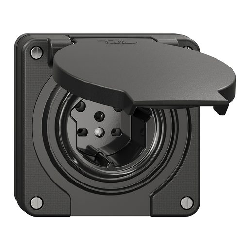 Presa sotto muro Feller NEVO T15 IP21 nero