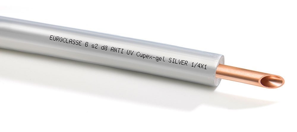 Tubo in rame ZETAESSE CUPEX GEL SILVER 3/8