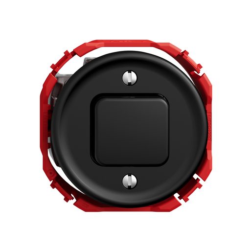 Interruttore sotto muro Feller STANDARDdue SNAPFIX sch3 solo frutto nero