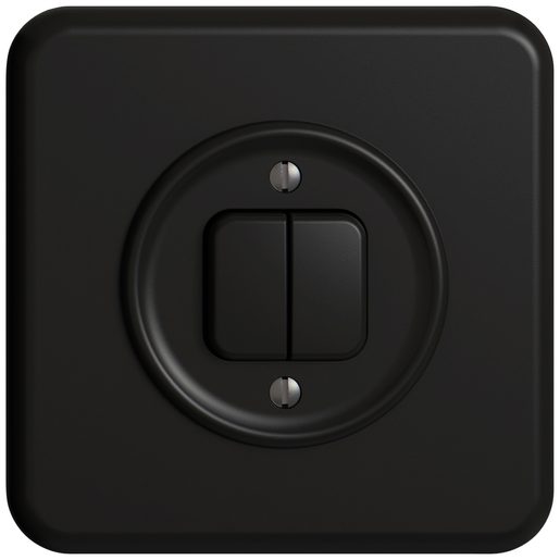 Interruttore sotto muro Feller STANDARDdue SNAPFIX sch1 completo nero
