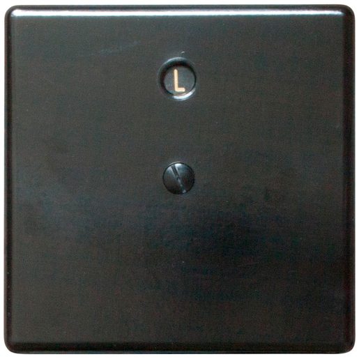 Coperchio di derivazione Ammer a vite 115x115mm nero