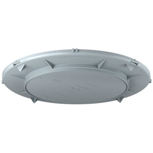 Placca frontale HaloX 250 per calcestruzzo in opera uscita Ø200mm