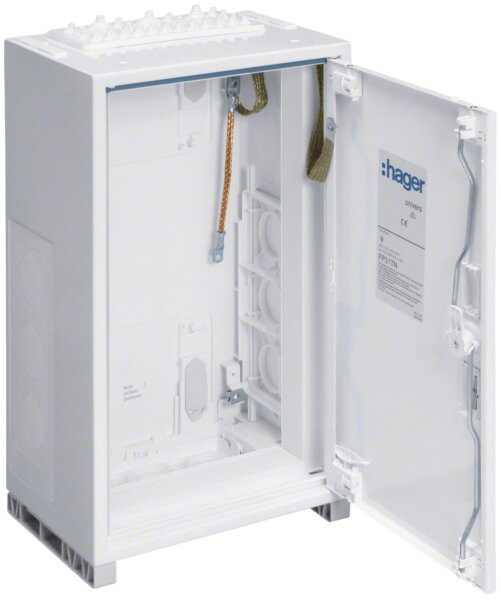 Armadio murale Hager univers con porta CP I IP44 300x650x205mm 
