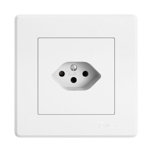 Presa sotto muro Feller EDIZIO.liv SNAPFIX T13 completa bianco