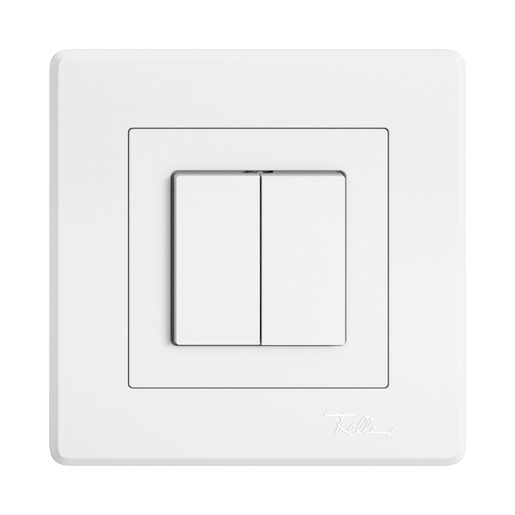 Interruttore sotto muro Feller EDIZIO.liv SCH1 completo bianco SNAPFIX