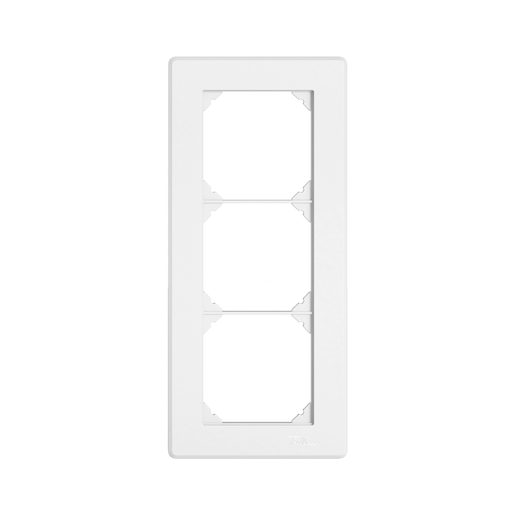 Placca di copertura Feller EDIZIO.liv SNAPFIX 3x1 bianco