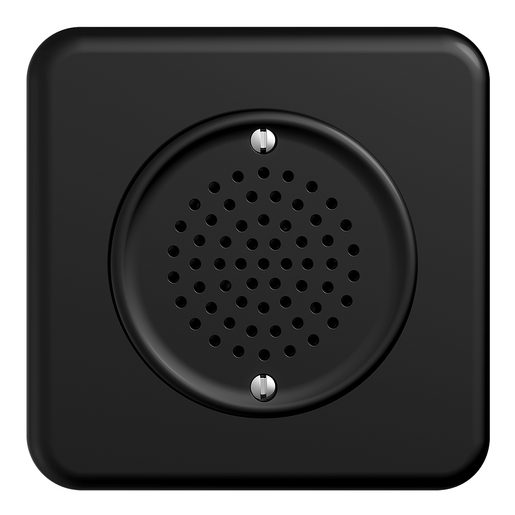 Campanello elettronico sotto muro Feller STANDARDdue 230V AC completo nero 