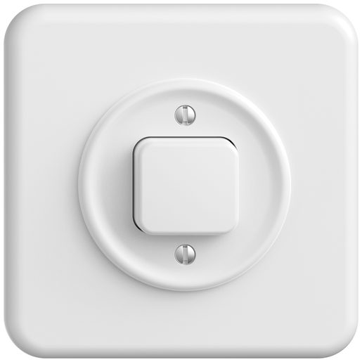 Interruttore sotto muro Feller STANDARDdue SNAPFIX sch3 completo bianco