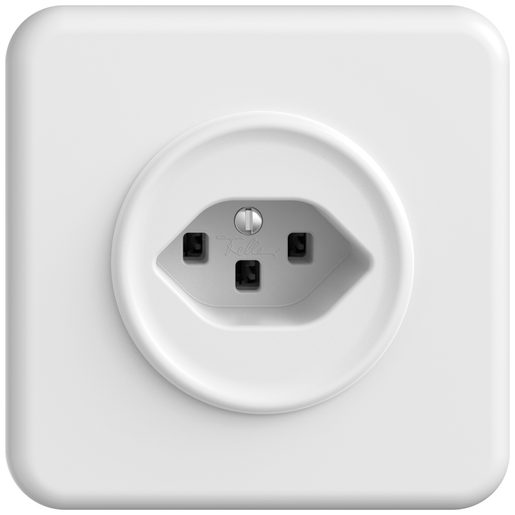 Presa sotto muro Feller STANDARDdue SNAPFIX T23 completo bianco