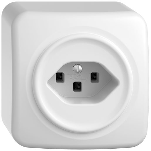 Presa fuori muro Feller STANDARDdue SNAPFIX T23 bianco