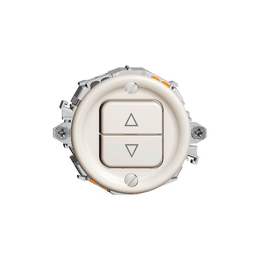Pulsante per tapparella sotto muro Feller STANDARD 1 canale solo frutto bianco