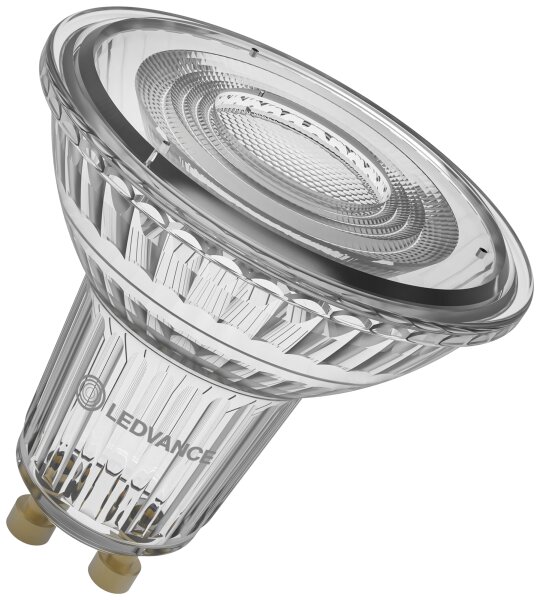 Lampadina LED LEDVANCE GU10 7W 750lm 840 REG PAR16 chiaro 36°