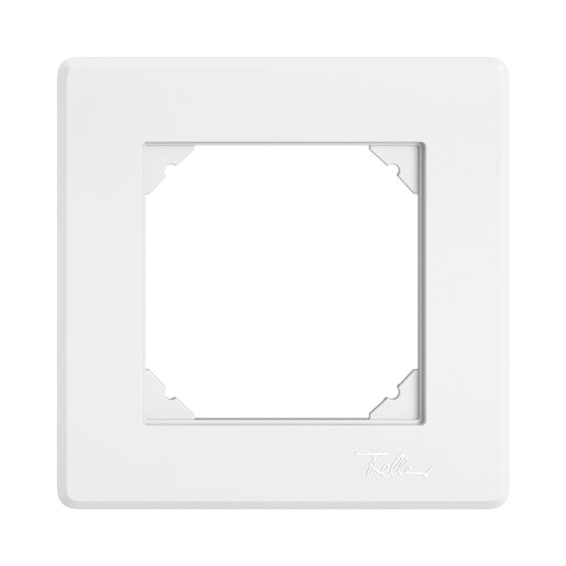 Placca di copertura Feller EDIZIO.liv SNAPFIX 1x1 bianco