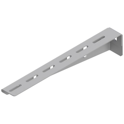 Supporto standard leggero per montaggio a parete Lanz lunghezza 300mm in acciaio zincato ZMA