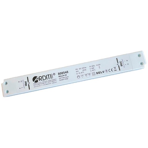 Alimentatore per Led Elektrogros 24V DC 30W 
