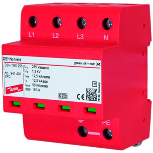Scaricatore combinato DEHN/elvatec shield TNS tipo 1+2/classe I+II