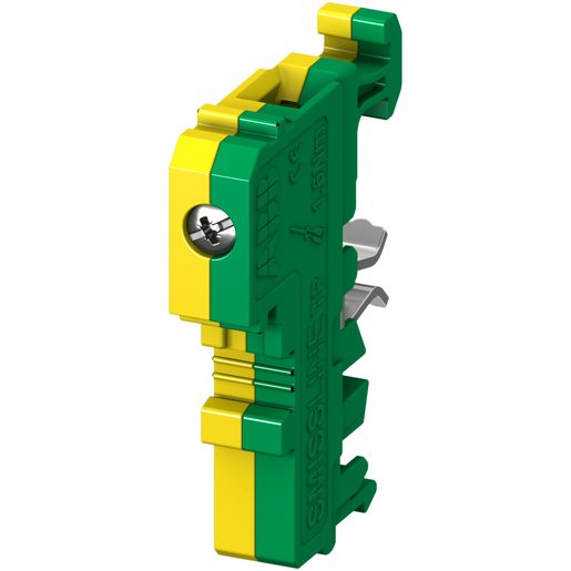 Morsetto di protezione ABB SMISSLINE TP per zoccolo supplementare 10mm2 giallo-verde confezione da 10pz prezzo al pezzo